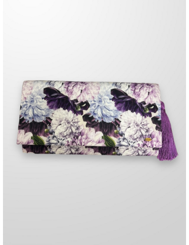 Cartera Dalias moradas