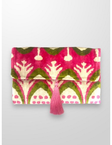 Cartera Ikat fucsia