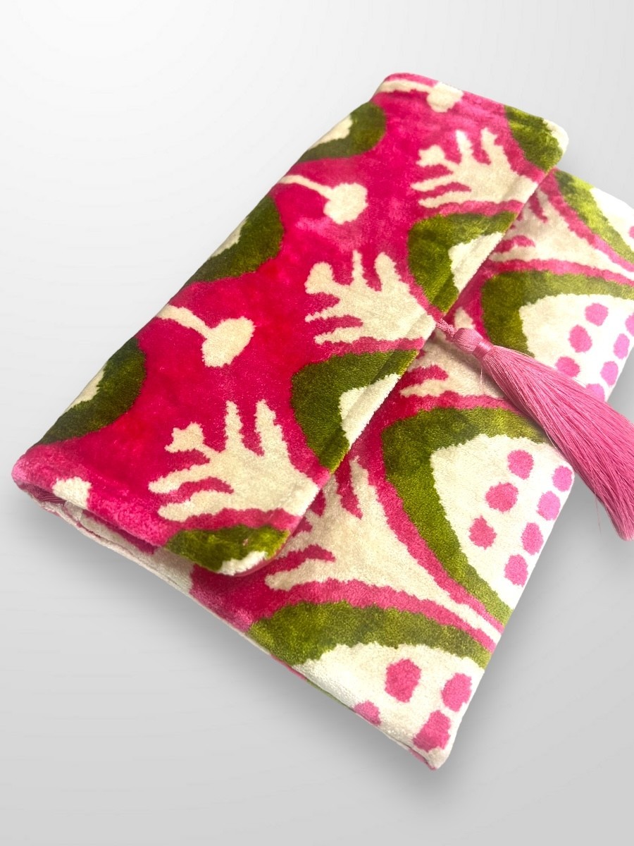 Cartera Ikat fucsia 2
