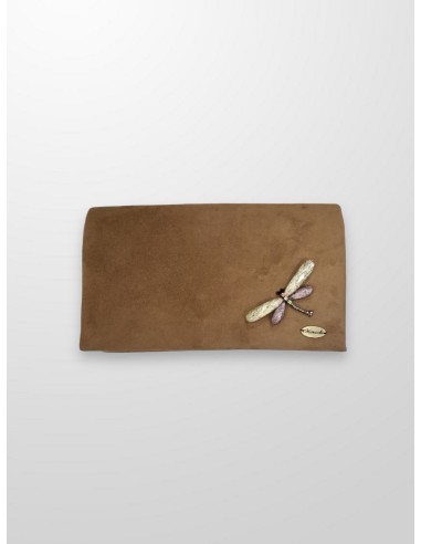 Cartera marrón libélula