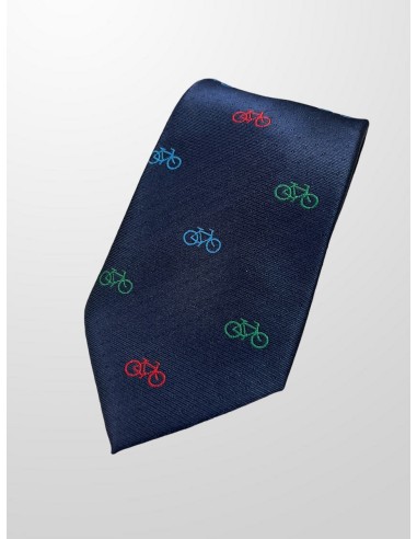 Corbata azul bicicletas