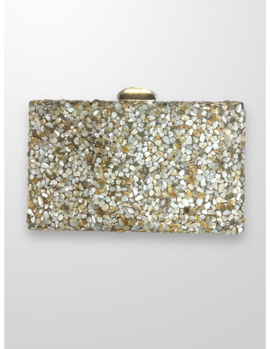 Clutch con piedras nacar