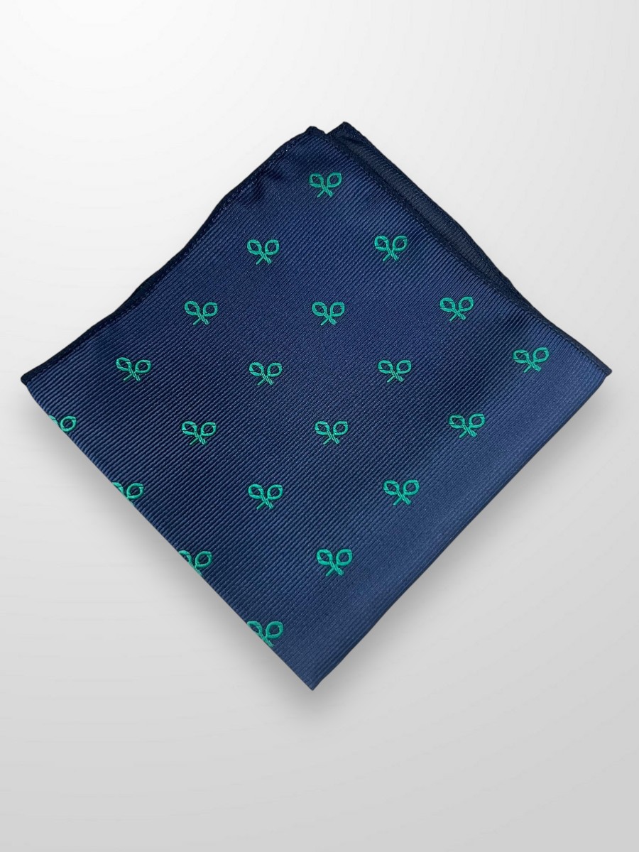 Pañuelo azul con raquetas 2
