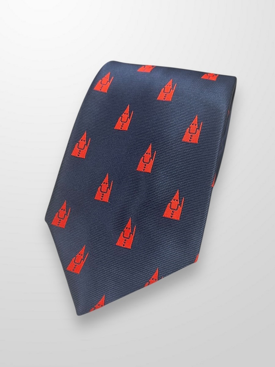 Corbata azul con penitentes 2