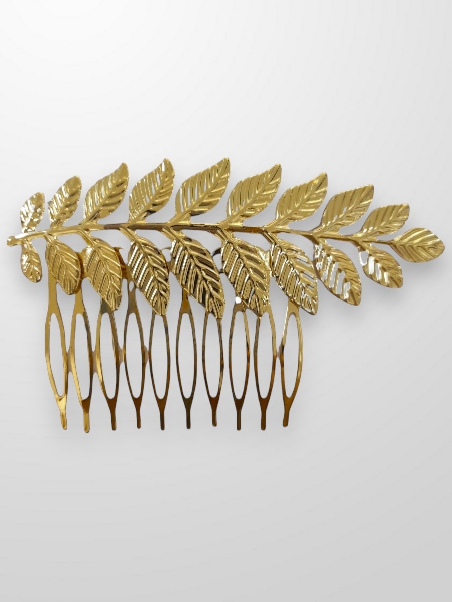 Peinecillo dorado rama larga