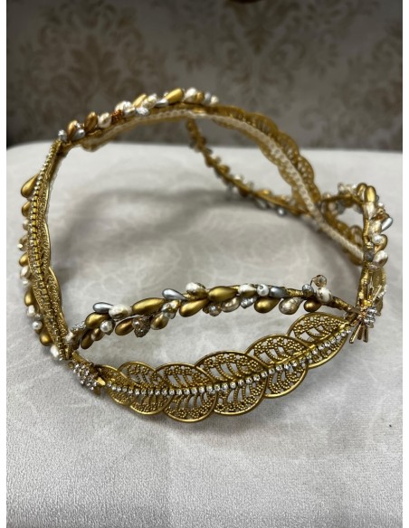 Corona de novia envolvente Raquel