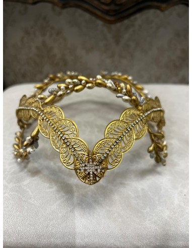 Corona de novia envolvente Raquel