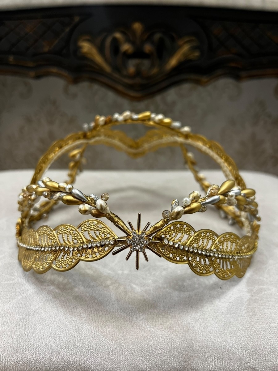 Corona de novia envolvente Raquel