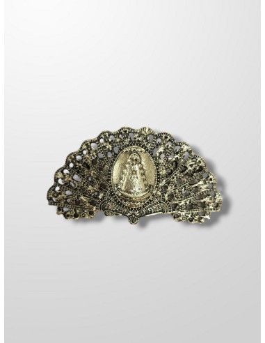 Broche bronce abanico del Rocio