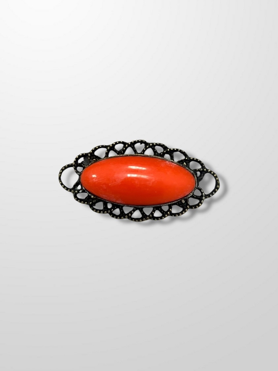 Broche ovalado color