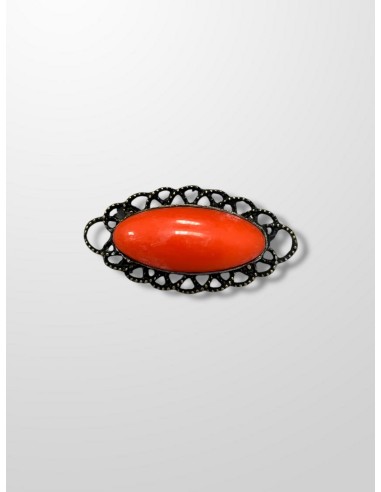 Broche ovalado color