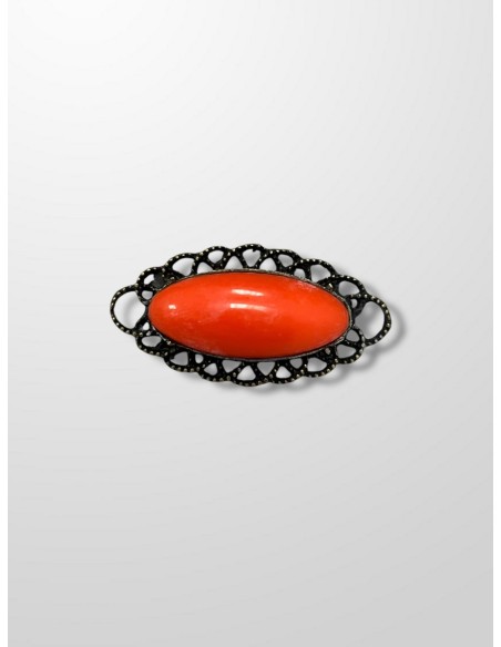 Broche ovalado color
