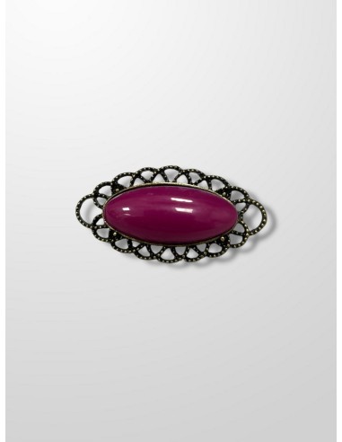 Broche ovalado color
