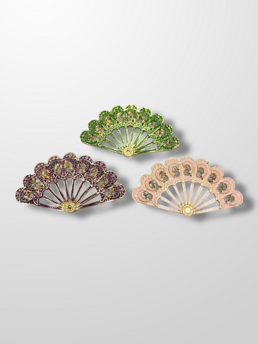 Broche abanico color 1
