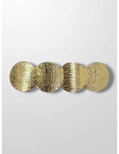 Broche dorado circulos peque