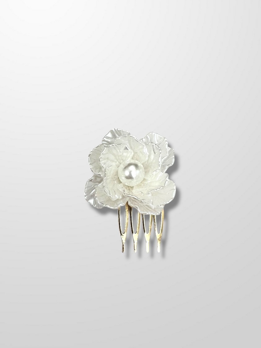 Peinecillo flor nacar grande