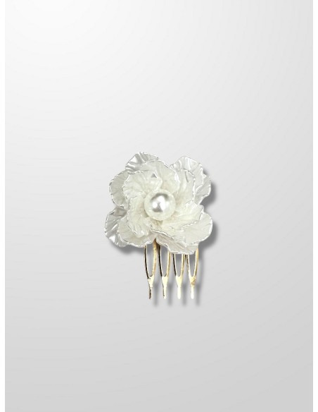 Peinecillo flor nacar grande