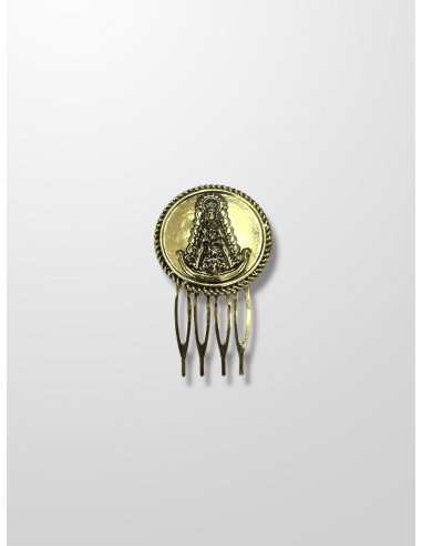 Peinecillo bronce medalla del Rocio