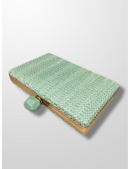 Clutch Rafia piedra