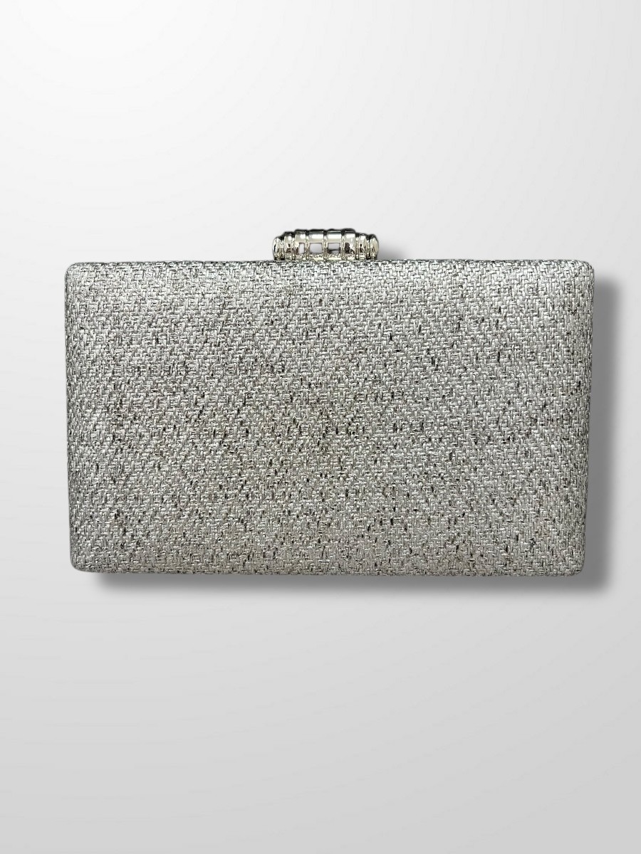 Clutch rafia metalizado 2
