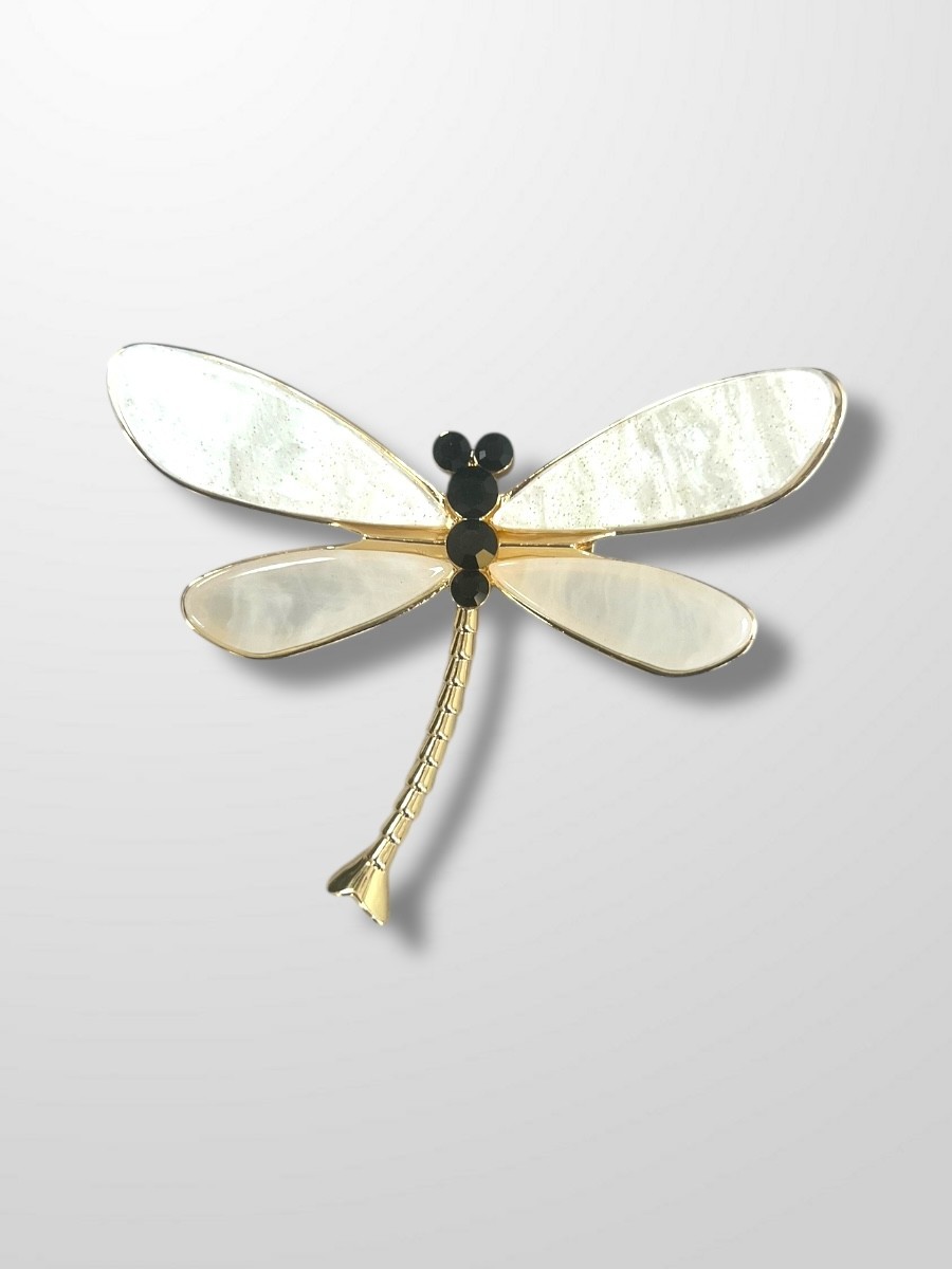 Broche libelula nacar 2