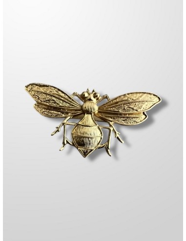 Broche dorado avispa
