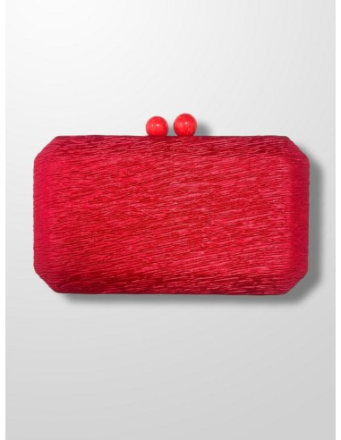 Clucth Arrugado rojo