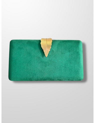 Clutch hoja dorada