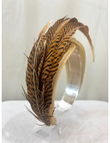 Alquilar diadema Beige faisan