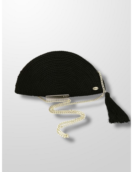 Bolso cordón de seda Abanico