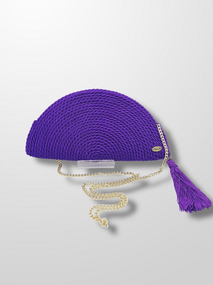 Bolso cordón de seda Abanico