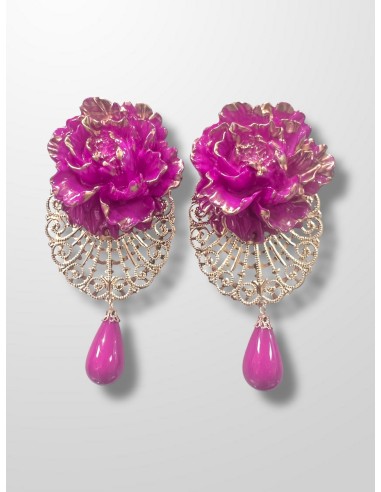 Pendientes Rosetón