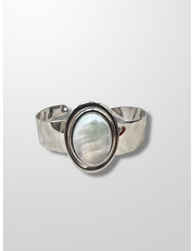 Brazalete plata piedra Luna