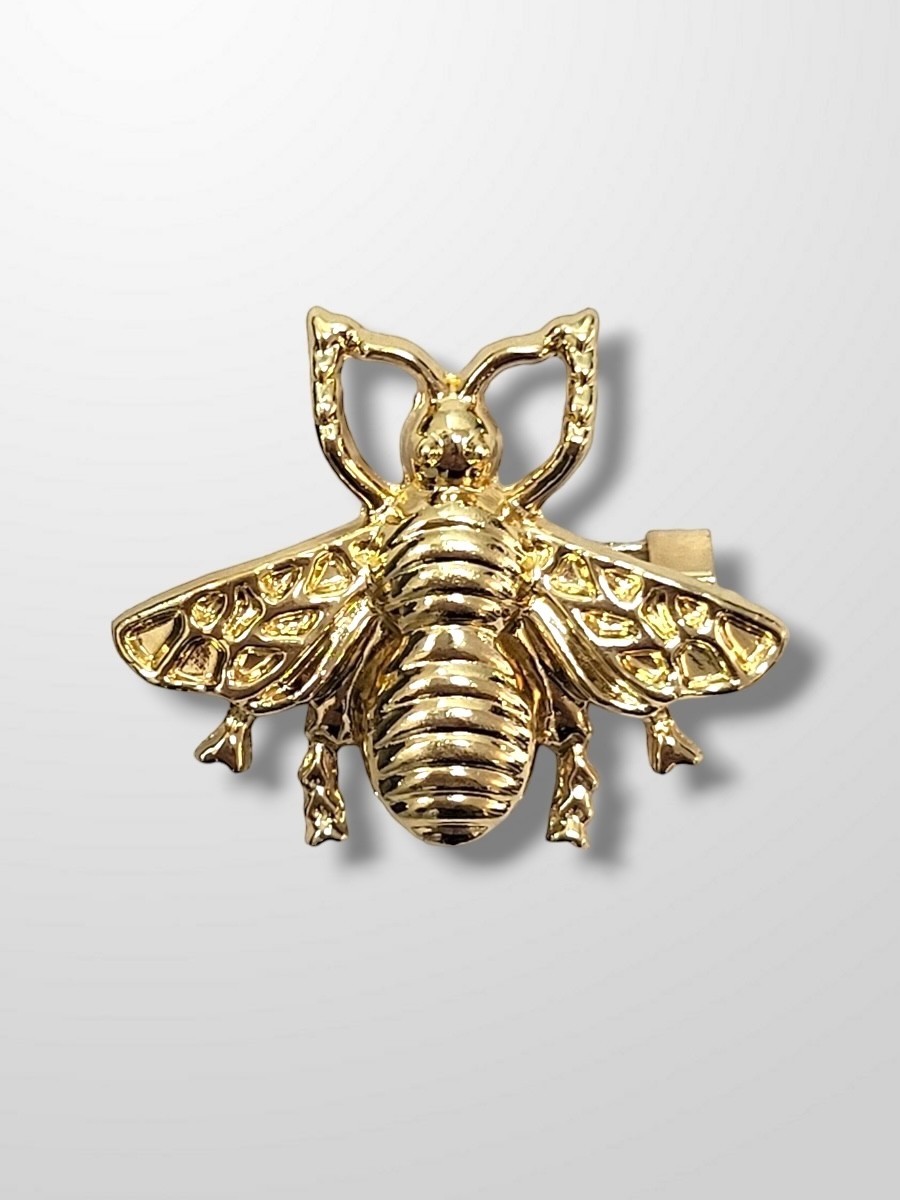 Broche dorado abeja