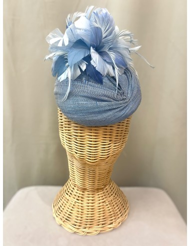 Alquilar casquete Plumas celeste