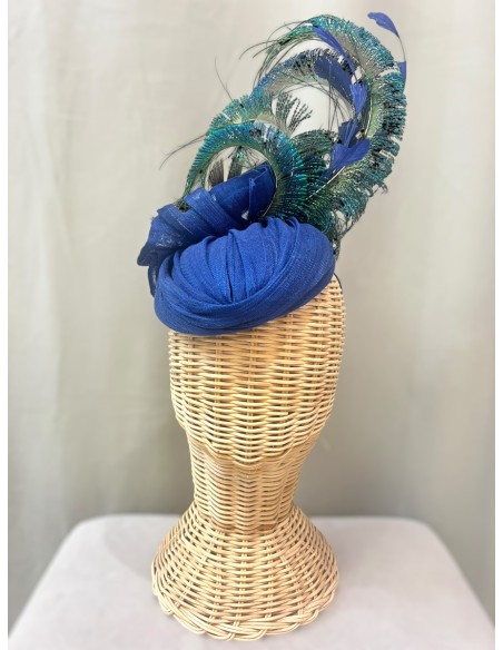 Alquilar casquete Pavo Real azul klein