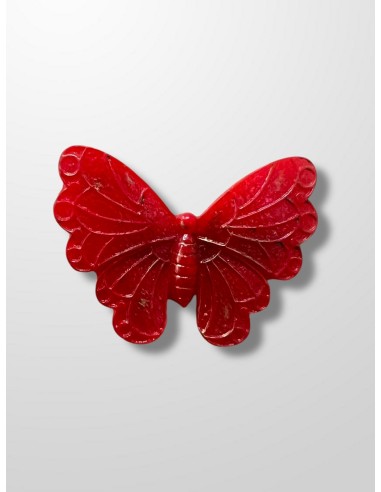 Broche mariposa resina grande
