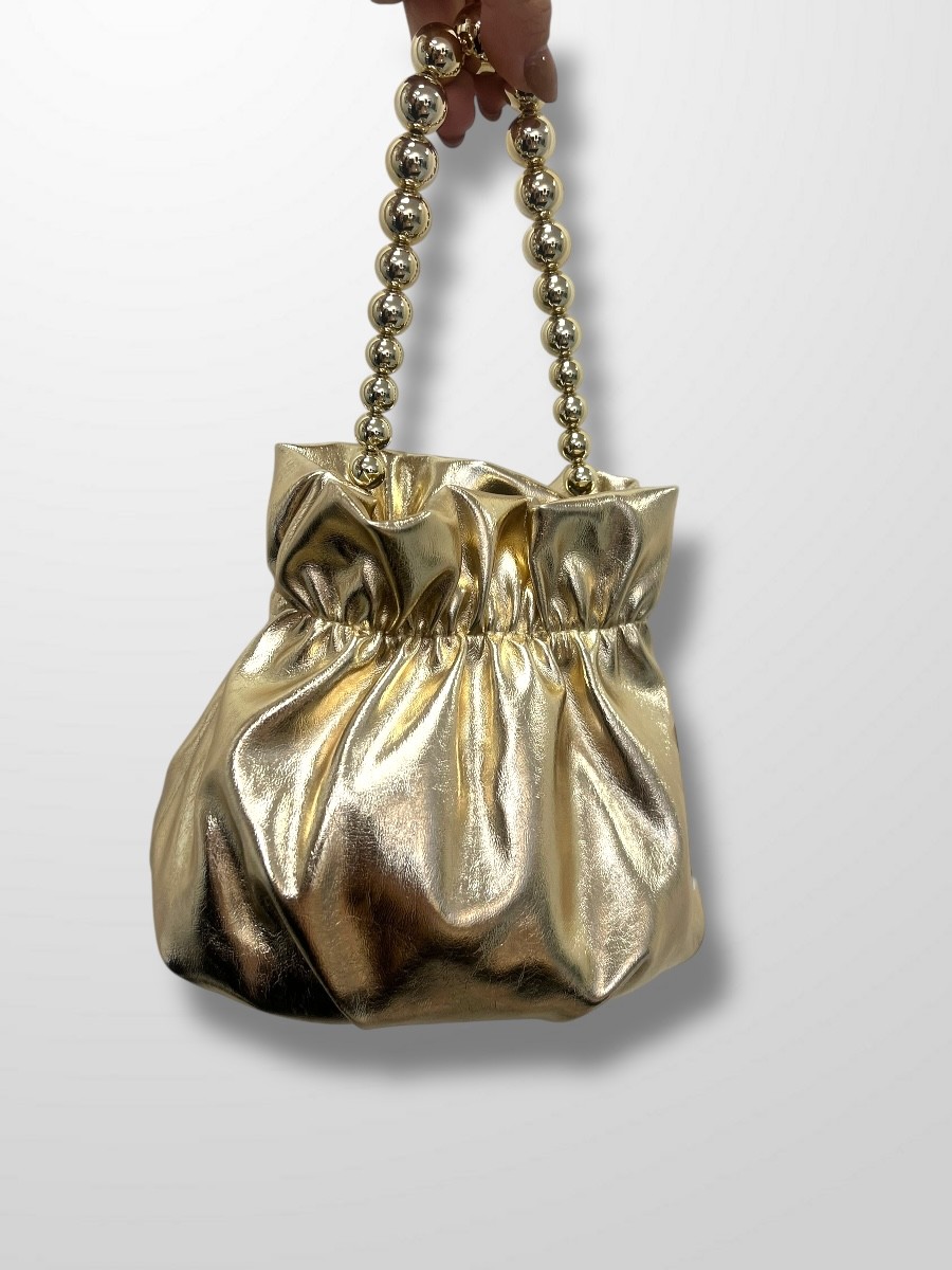 Bombonera polipiel Dorada