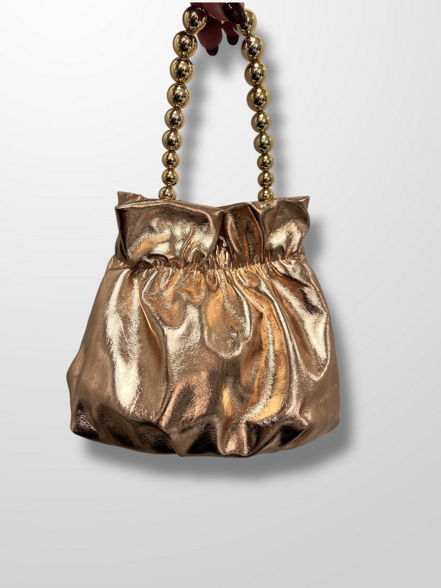 Bombonera polipiel bronce