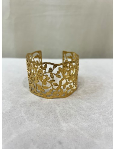 Brazalete acero dorado