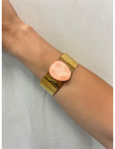 Brazalete acero piedra