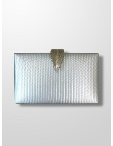 Clutch hoja plateada