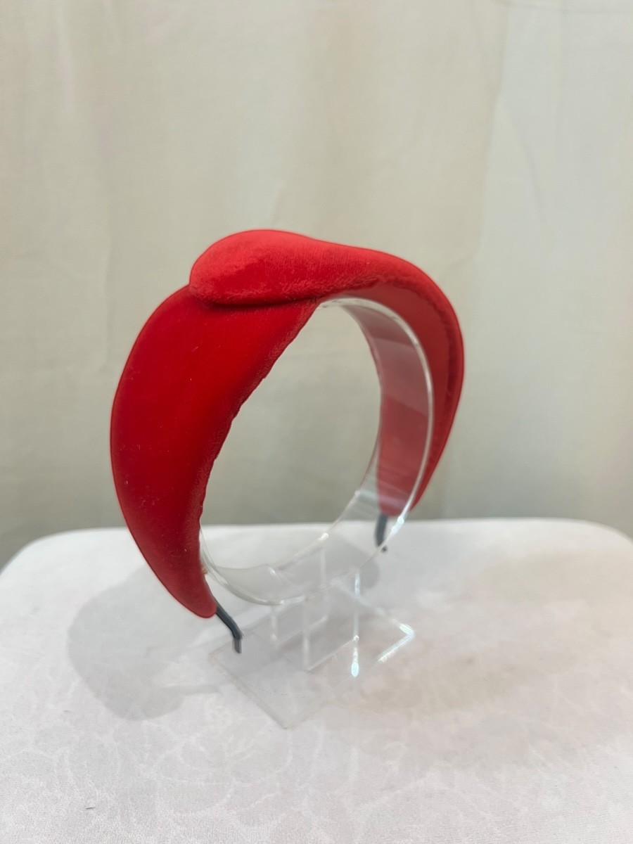 Alquilar diadema Velvet roja