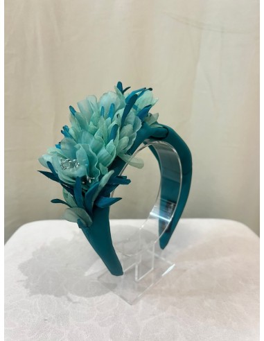 Alquilar diadema petalos verde jade