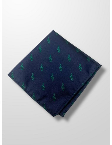 Pañuelo azul clave de sol