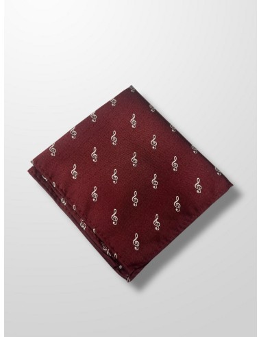 Pañuelo burdeos clave de Sol