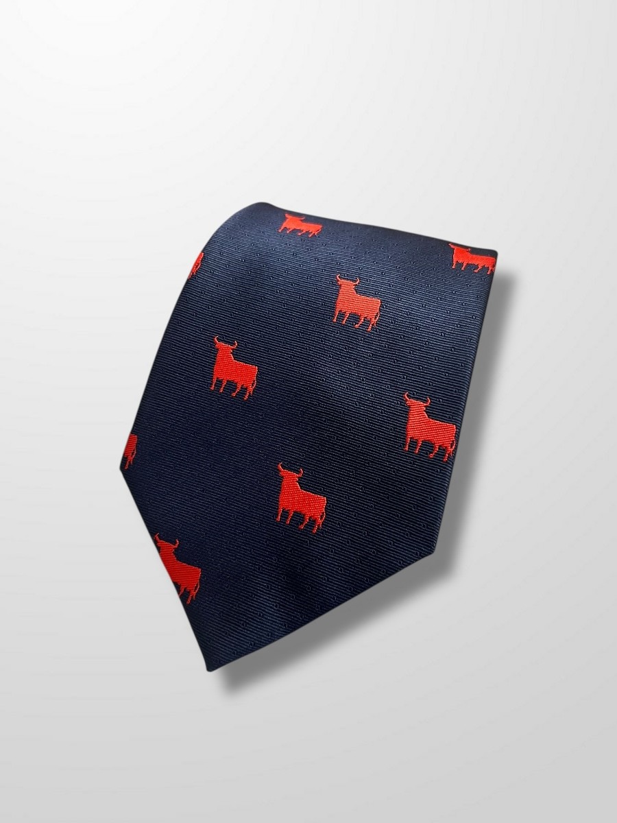 Corbata azul Toro