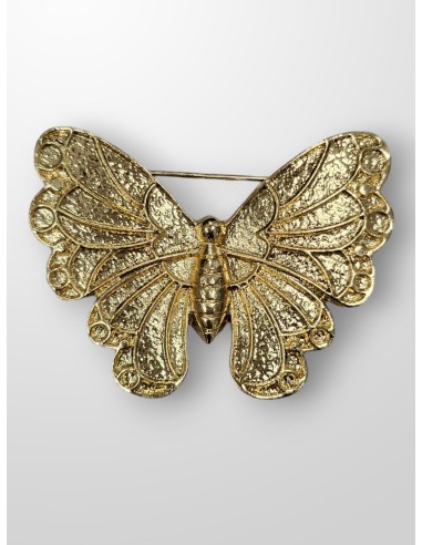 Broche dorado mariposa 01