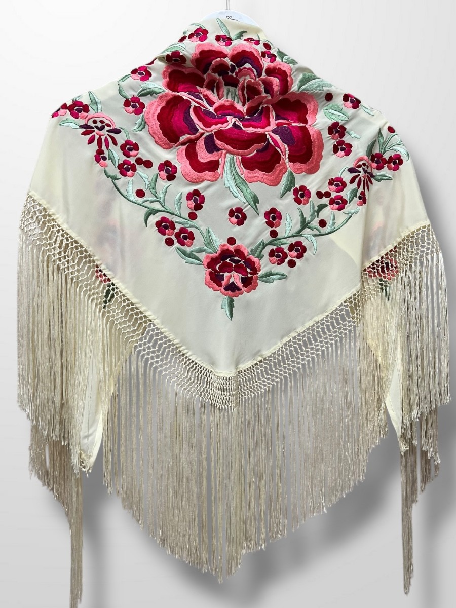 Mantoncillo Roseton beige