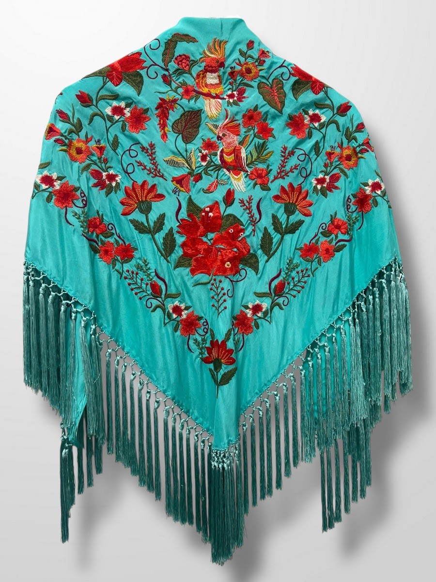 Mantoncillo Ninfa verde agua